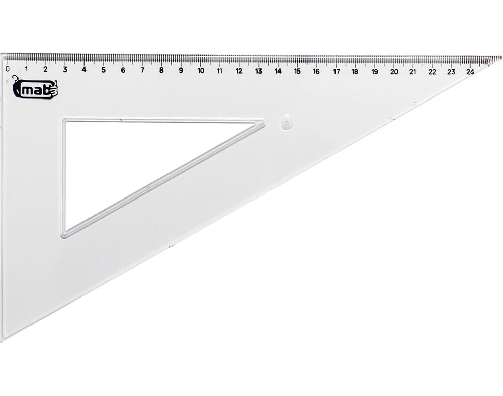 ESQUADRO MAB BL 45 CM 45&ordm;