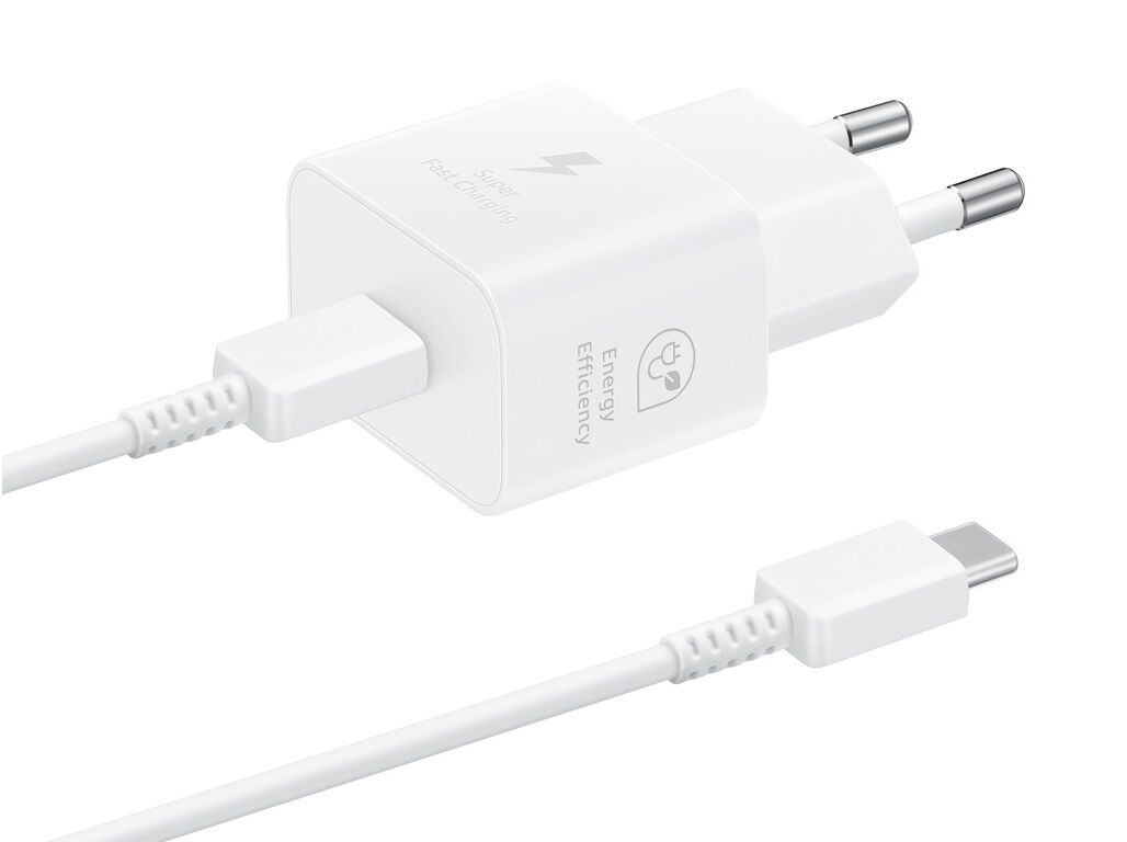 CARREGADOR COM CABO SAMSUNG BRANCO 25W image number 3