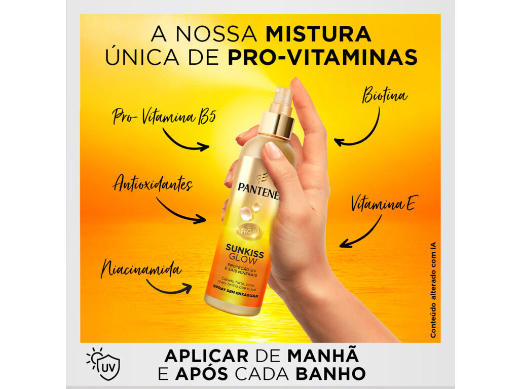 SPRAY PANTENE PROTE&Ccedil;&Atilde;O UV 200 ML image number 4