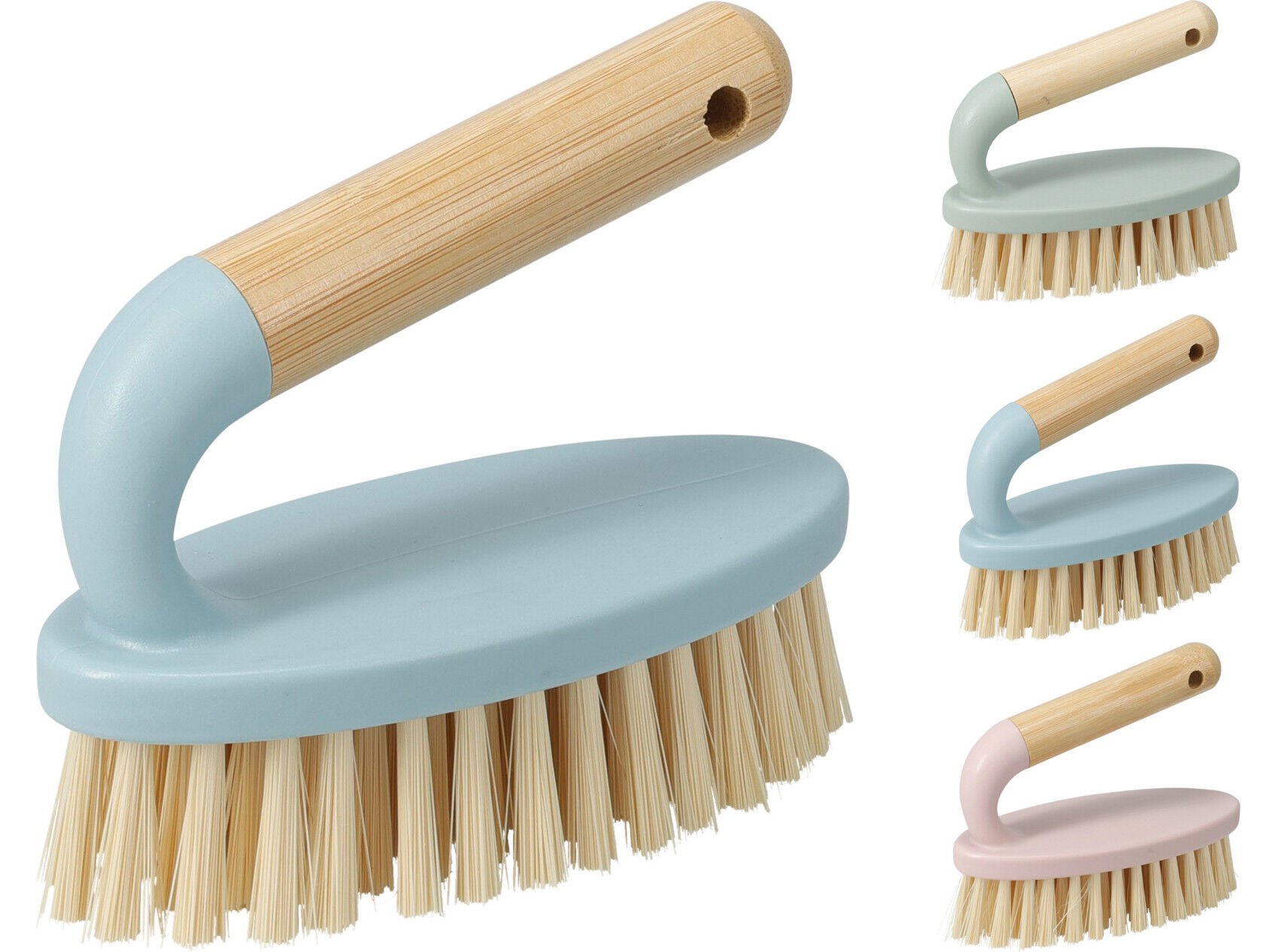 ESCOVA ULTRA CLEAN BAMBU 14X6X11CM CORES SORTIDAS image number 1