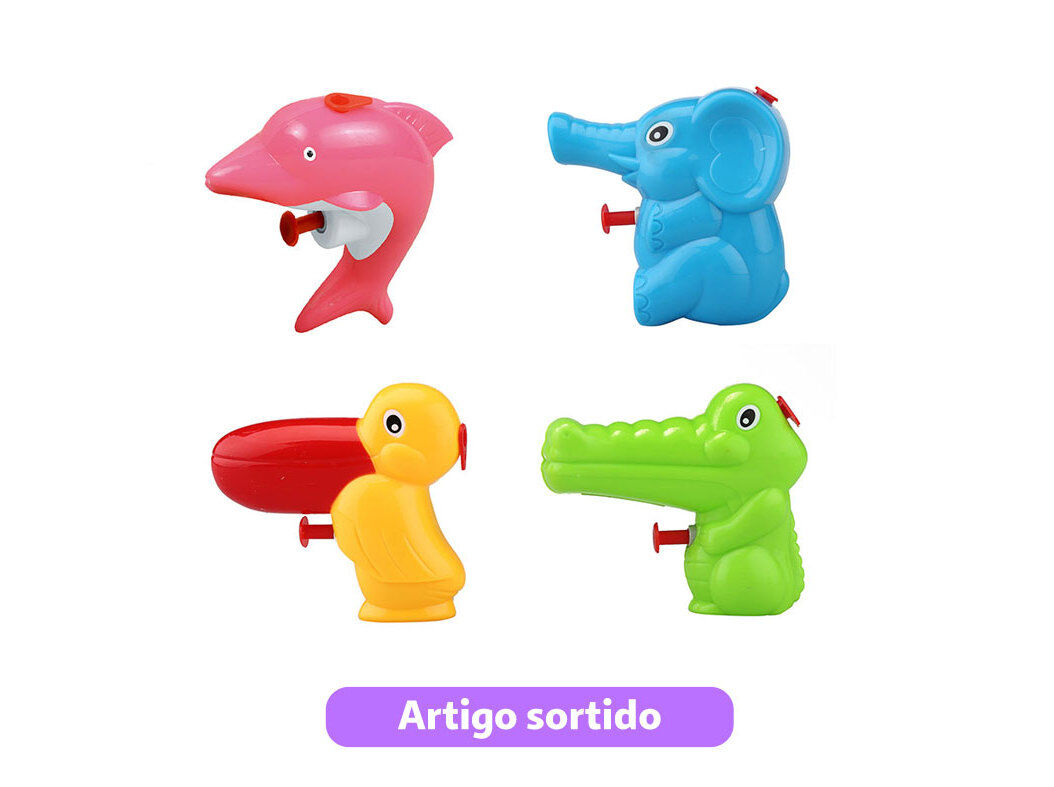 PISTOLA DE &Aacute;GUA ONE TWO FUN FORMA ANIMAIS MODELOS SORTIDOS