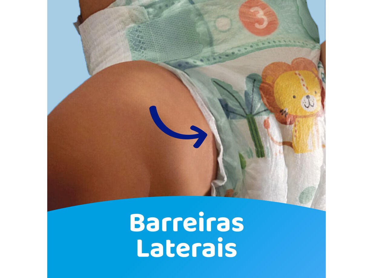FRALDAS DODOT BEB&Eacute; SECO T7 +15KG 129UN BOX image number 5