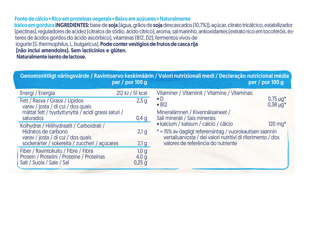 YOFU ALPRO SOJA NATURAL 4X125G image number 1