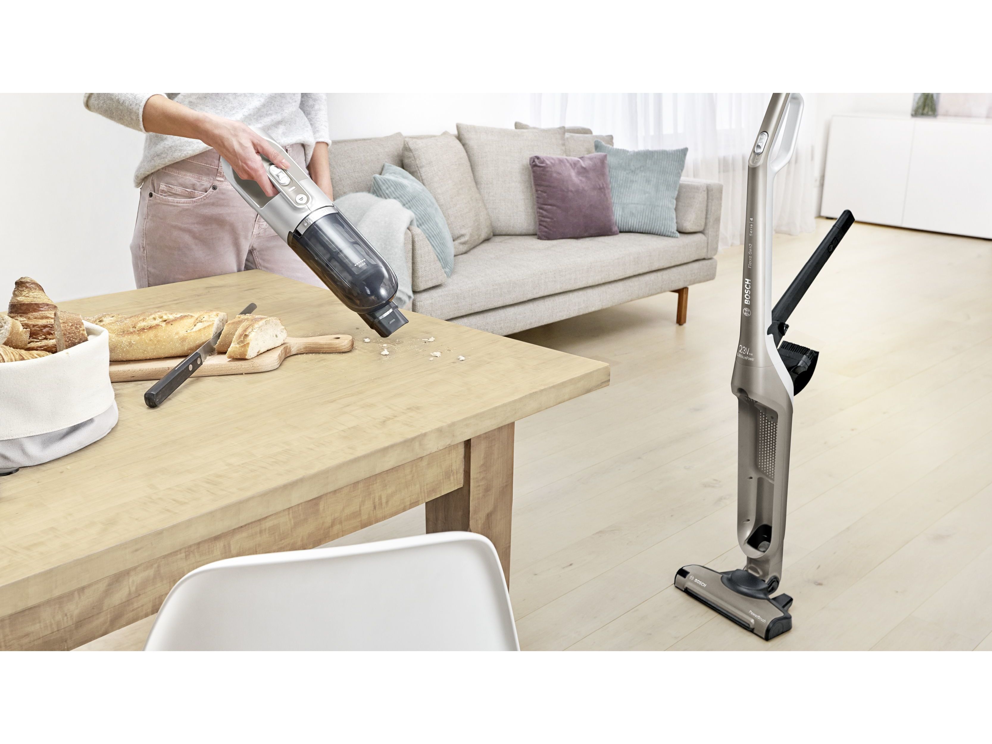 ASPIRADOR VERTICAL BOSCH BBH3ALL23 FLEXXO 23V image number 1