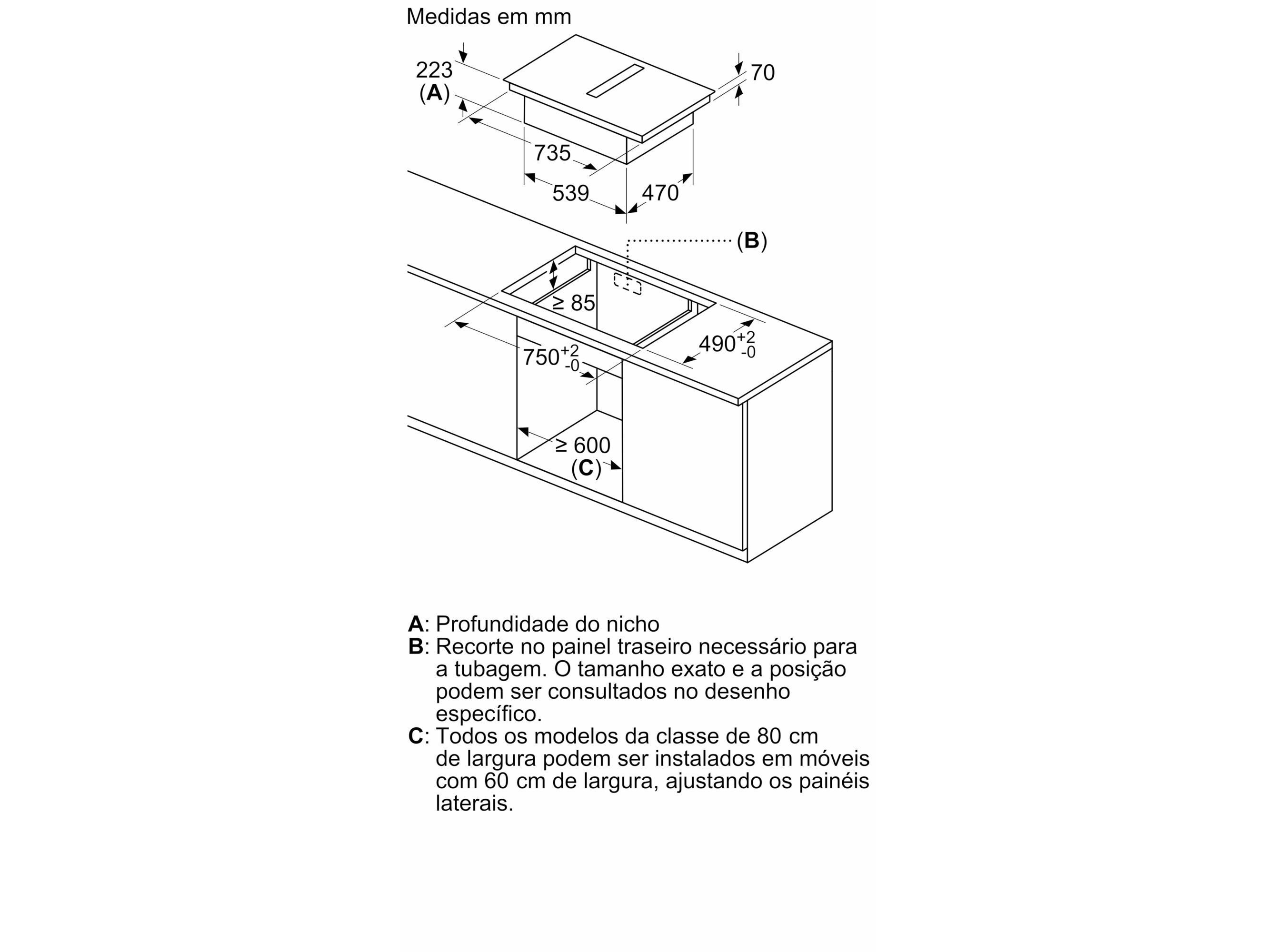 PLACA DE INDU&Ccedil;&Atilde;O SIEMENS EX875LX67E FLEXINDUCTION 80 CM image number 8