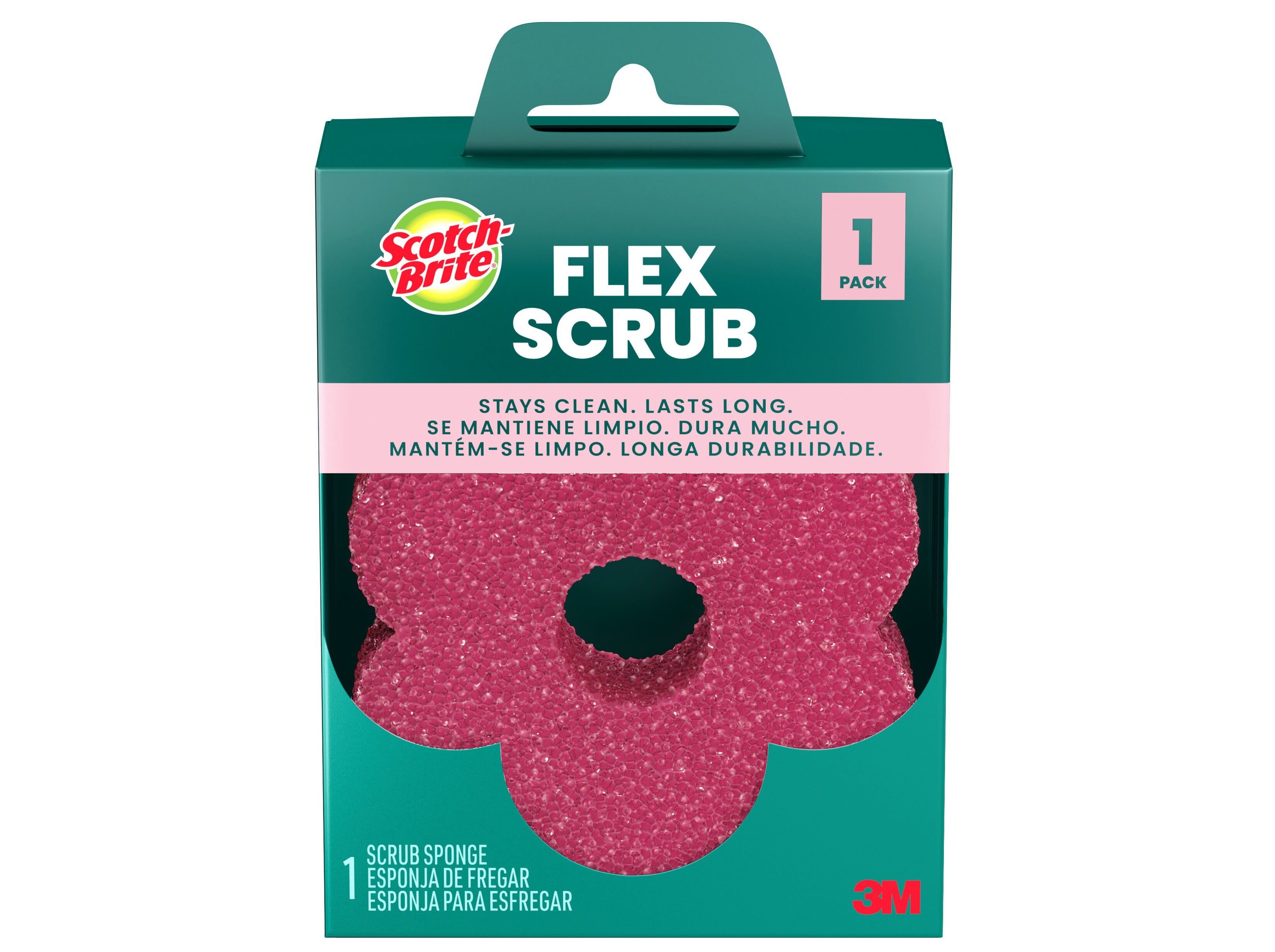 ESFREG&Atilde;O MULTIUSOS SCOTCH-BRITE FLEX SCRUB FLOR 1UN image number 0
