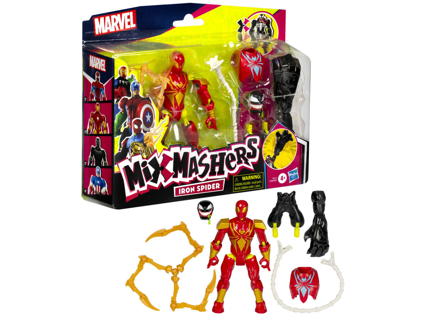 FIGURA HOMEM-ARANHA MIXMASHERS 12CM MODELOS SORTIDOS image number 1