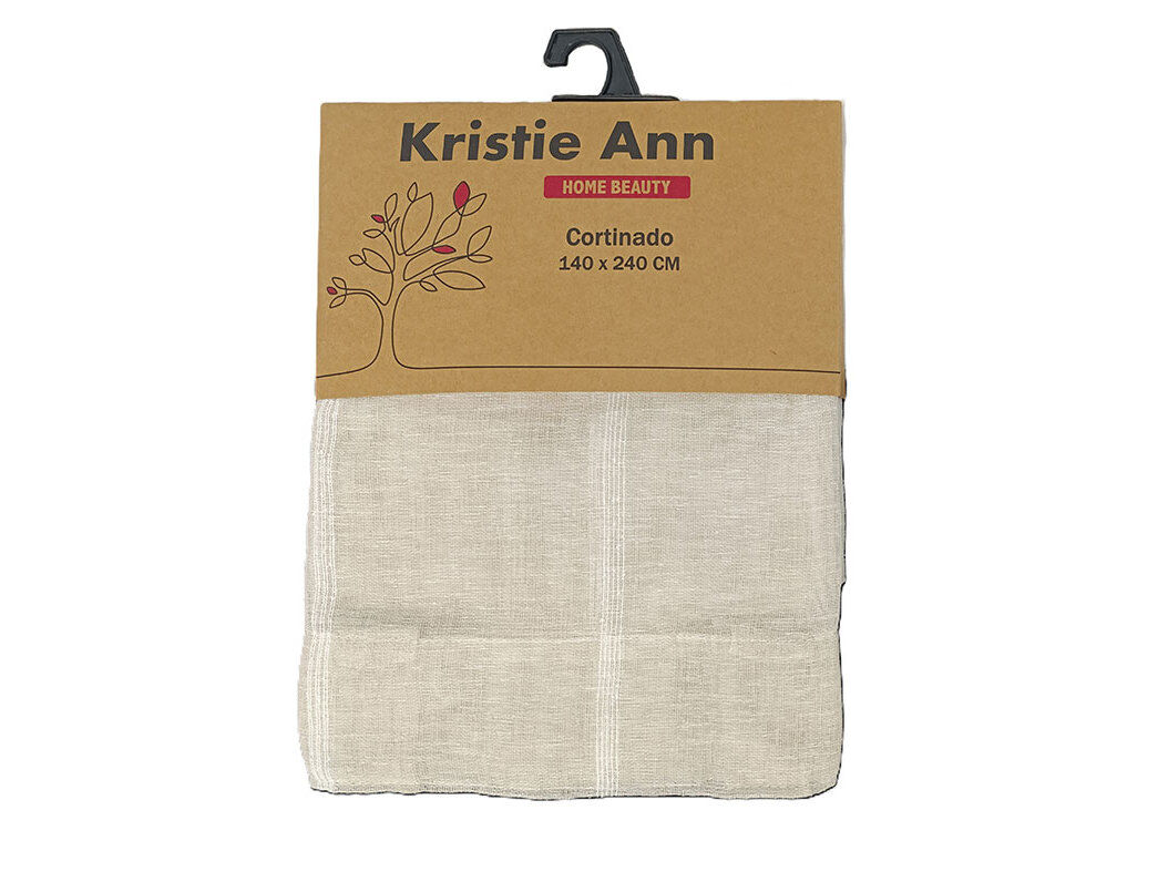 CORTINADO RAMY BEGE 140X240 CM