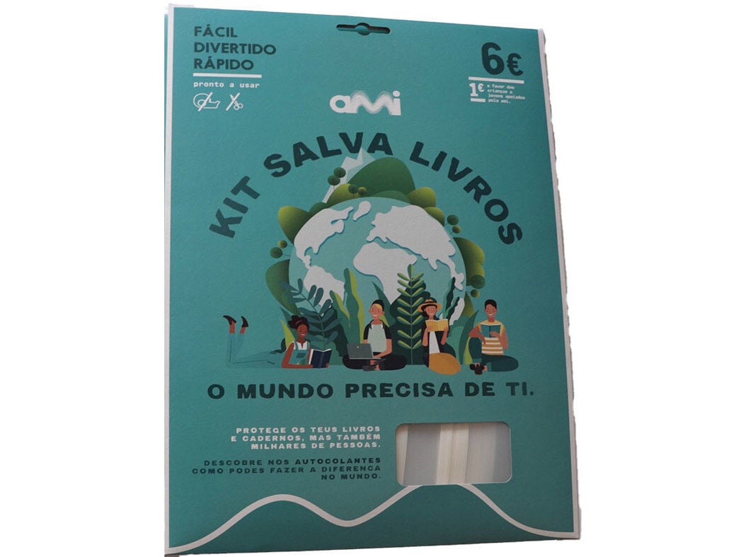 KIT SALVA LIVROS AMI