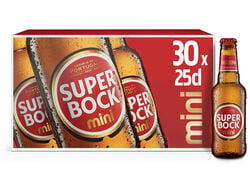 CERVEJA SUPER BOCK BRANCA 30X0.25L