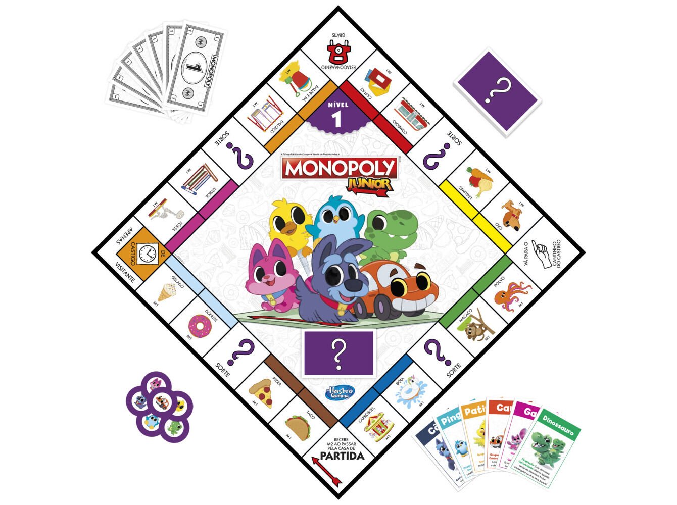 JOGO MONOPOLY JUNIOR 2 EM 1 image number 2
