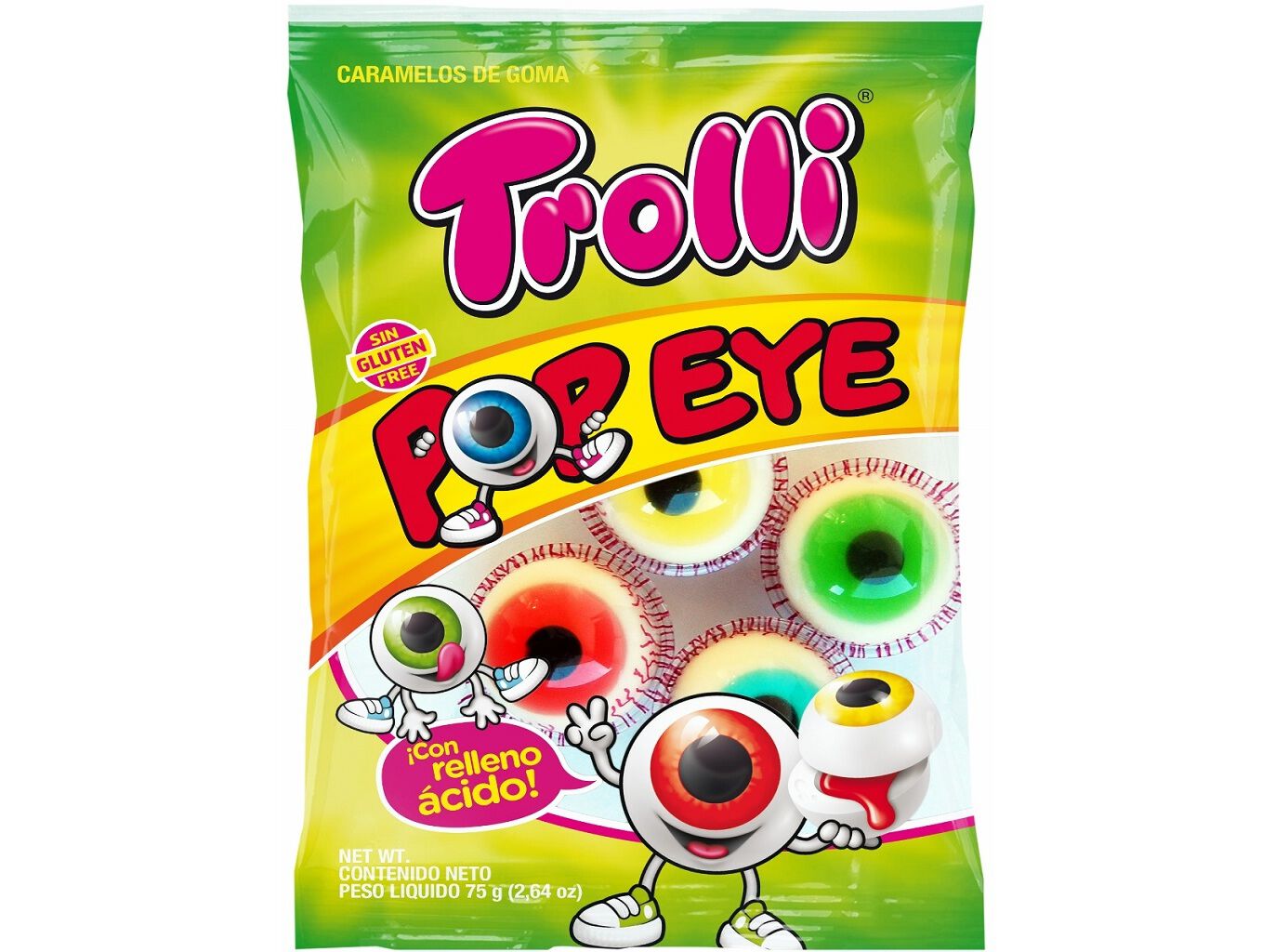 GOMAS TROLLI POP EYE 75G