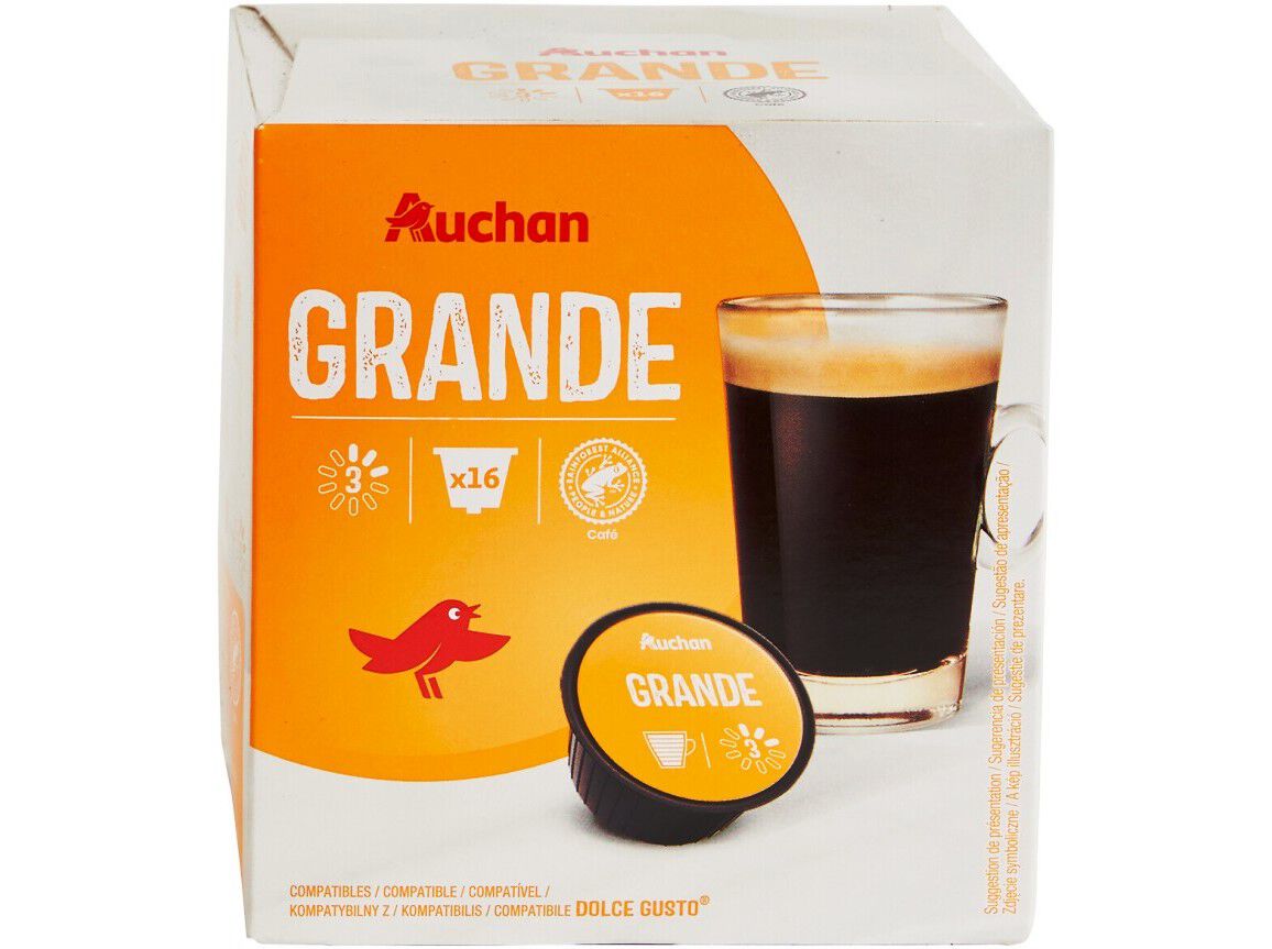 C&Aacute;PSULAS CAF&Eacute; DG AUCHAN GRANDE INT.3 16UN