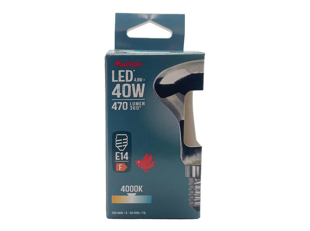L&Acirc;MPADA LED AUCHAN E14 40W R50 LUZ BRANCA image number 0
