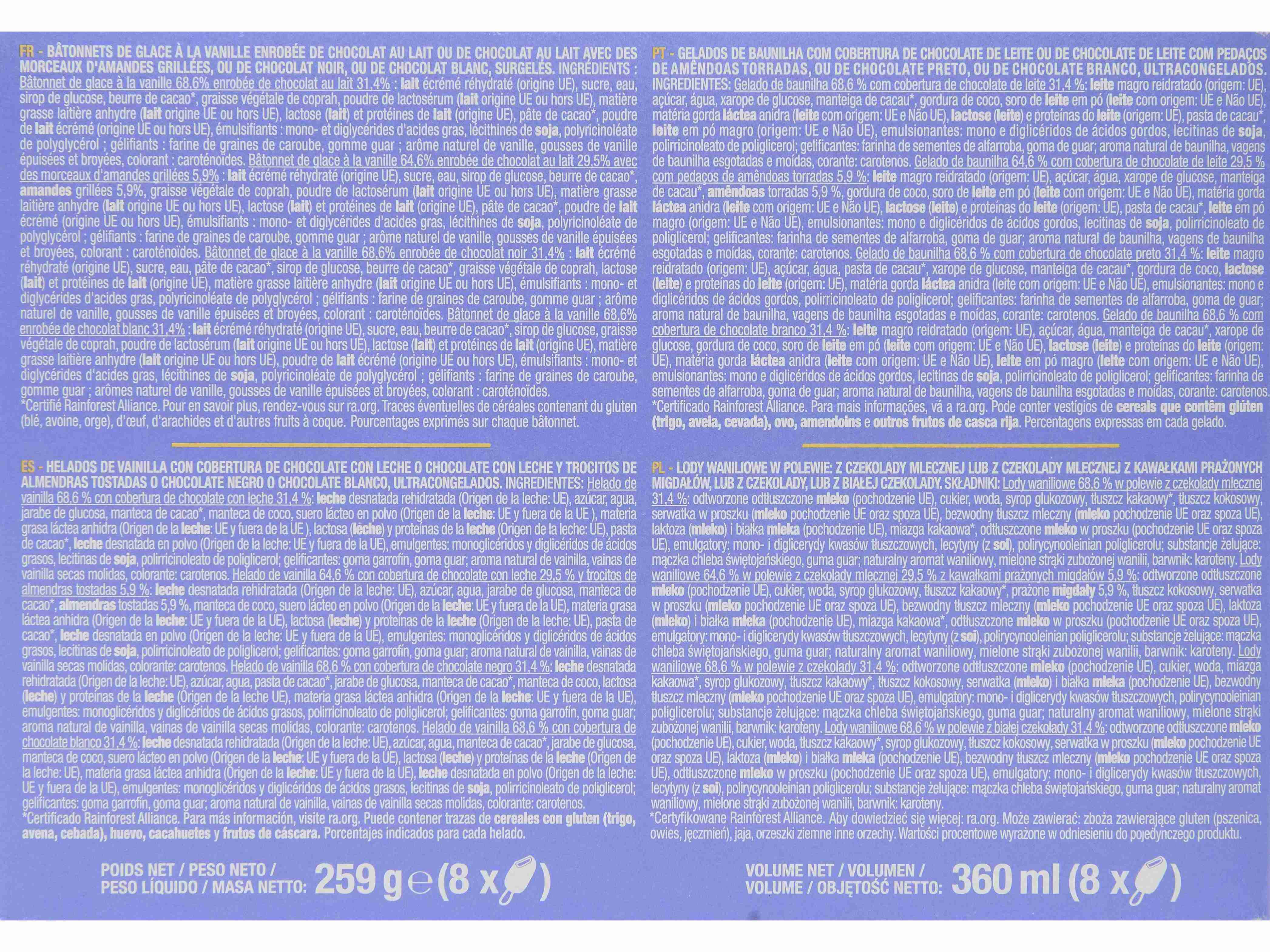 GELADO PALITO AUCHAN MINI SORTIDOS 8X45ML image number 3