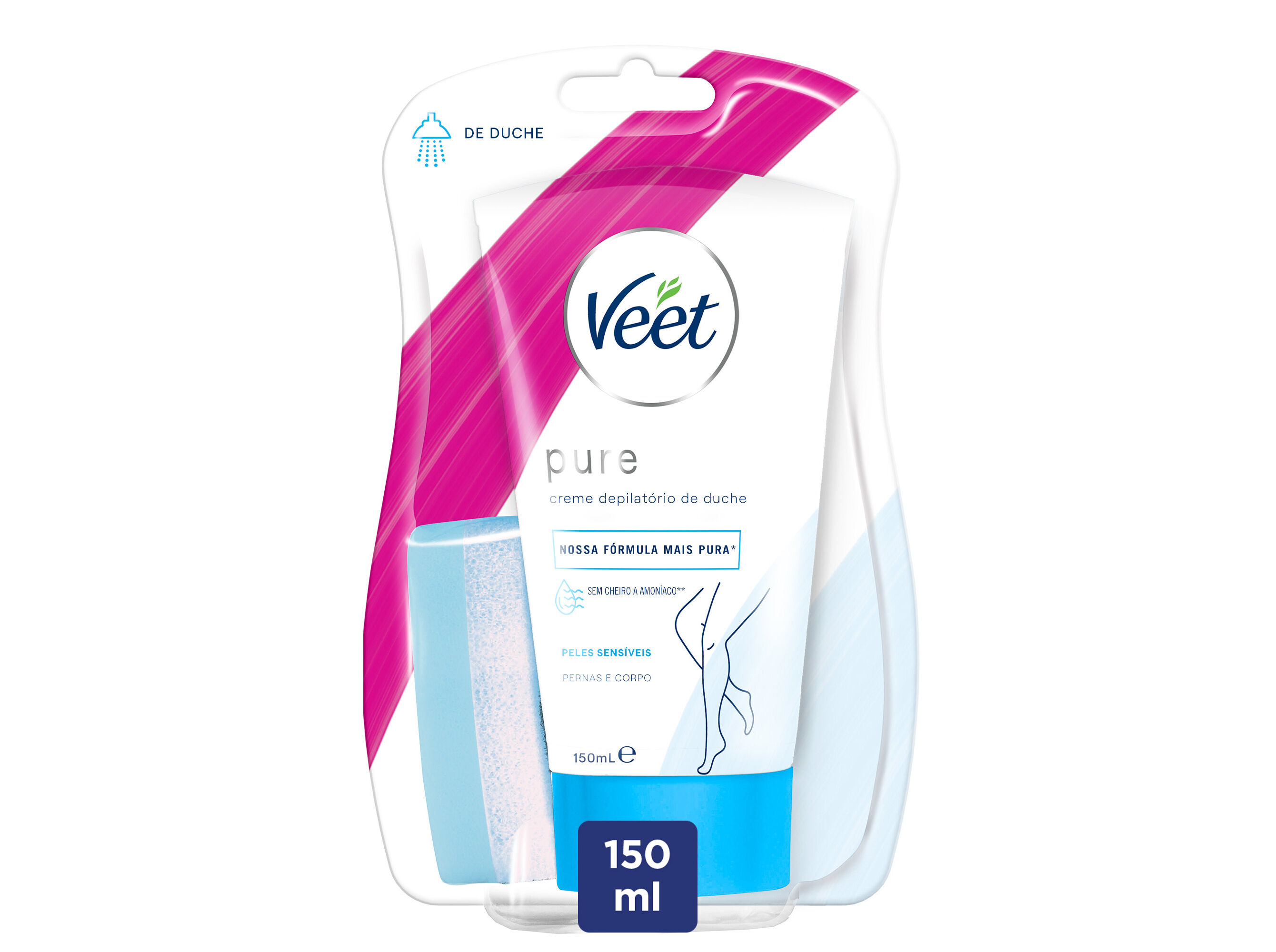 CREME VEET DEPILAT&Oacute;RIO DUCHE PELES SENS&Iacute;VEIS 400ML