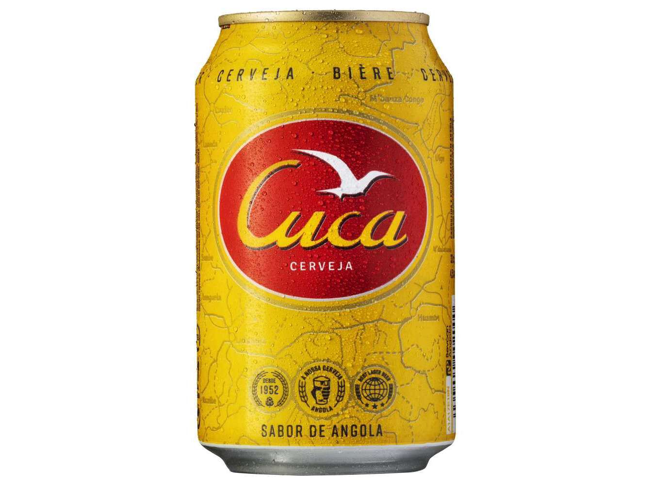 CERVEJA CUCA LATA ANGOLA 0.33L (SDR) image number 1