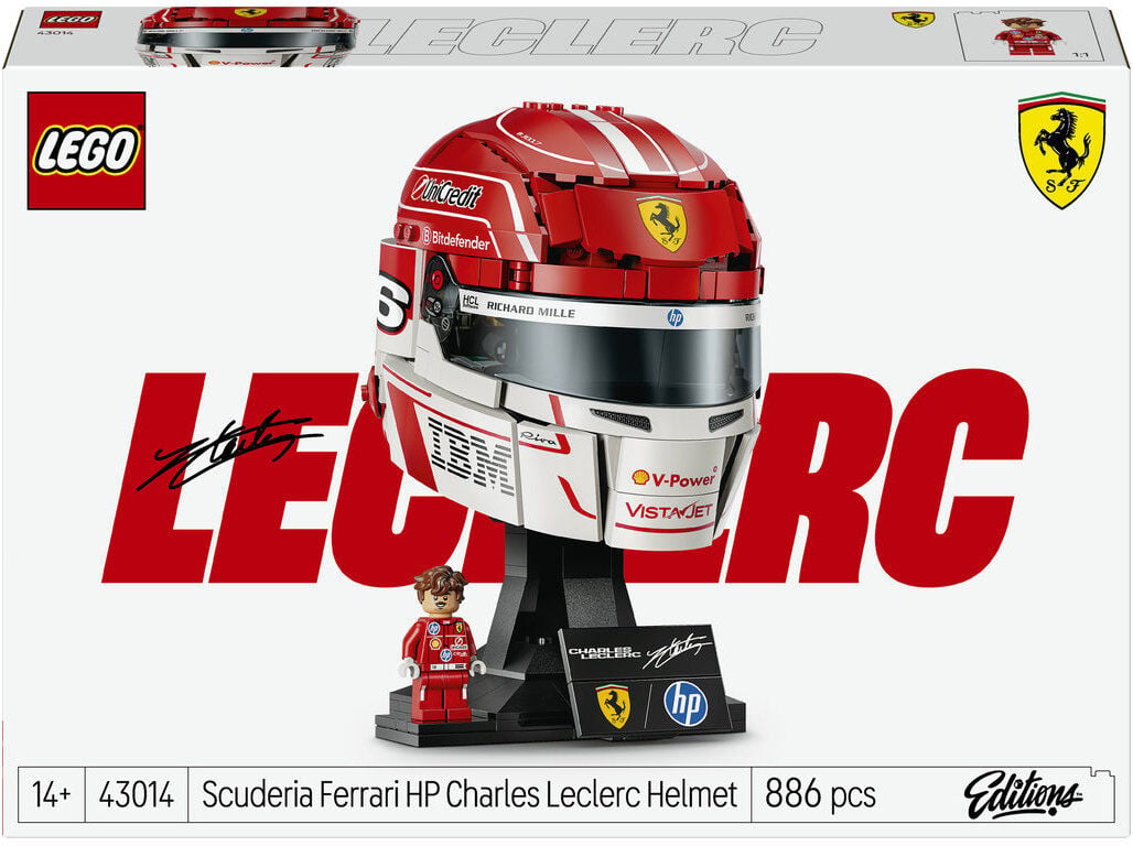CAPACETE CHARLES LECLERC LEGO EDITIONS FORMULA 1 43014 image number 0