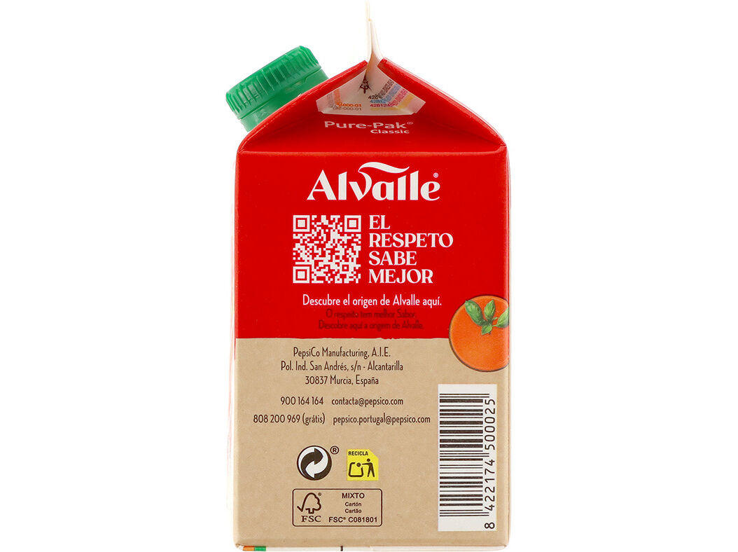 GASPACHO ALVALLE ORIGINAL 500 ML image number 1
