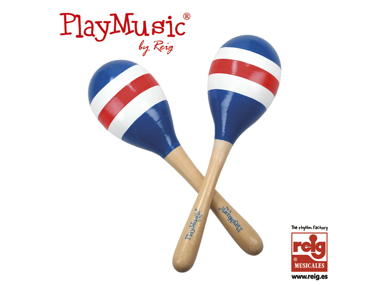 MARACAS DE MADEIRA CLAUDIO REIG