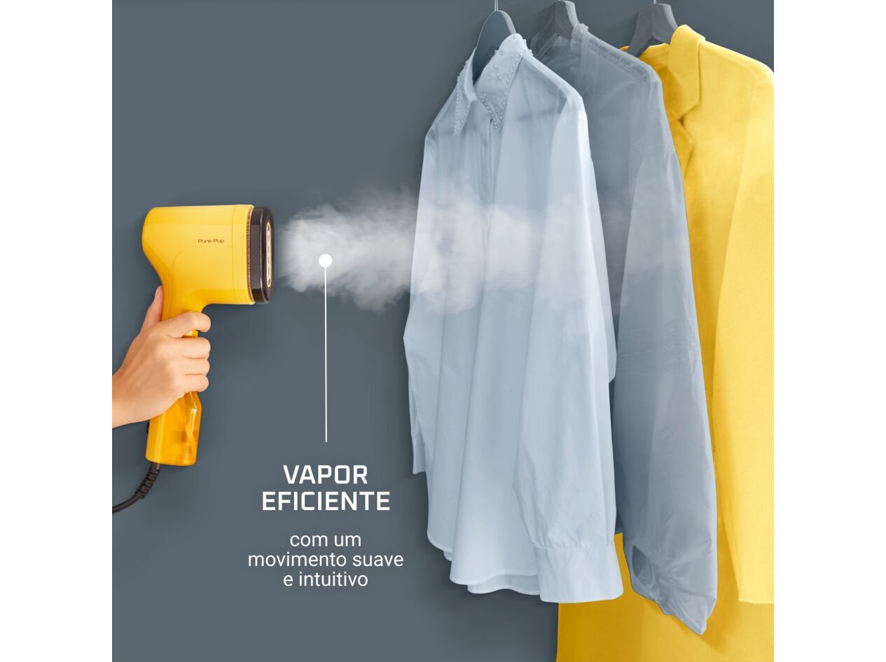 ESCOVA A VAPOR VIAGEM ROWENTA DR2026D1 PURE POP AMARELO image number 1