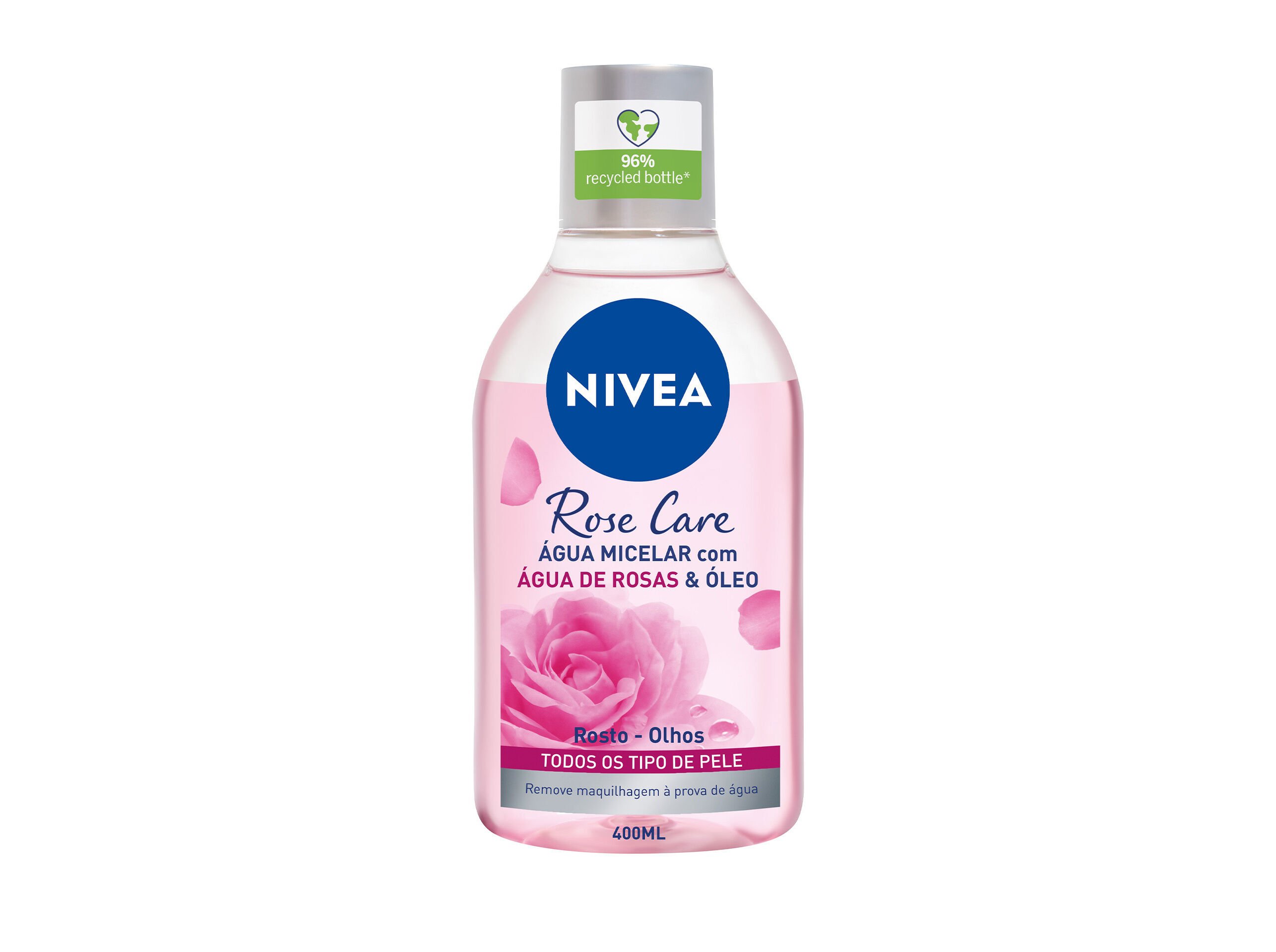 &Aacute;gua Micelar de Rosto com &Oacute;leo e &Aacute;gua de Rosas MicellAIR Skin Breathe NIVEA 400 ml image number 0