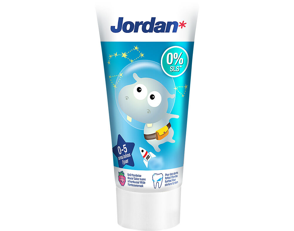 PASTA DE DENTES INFANTIL 0-5 ANOS 50ML JORDAN