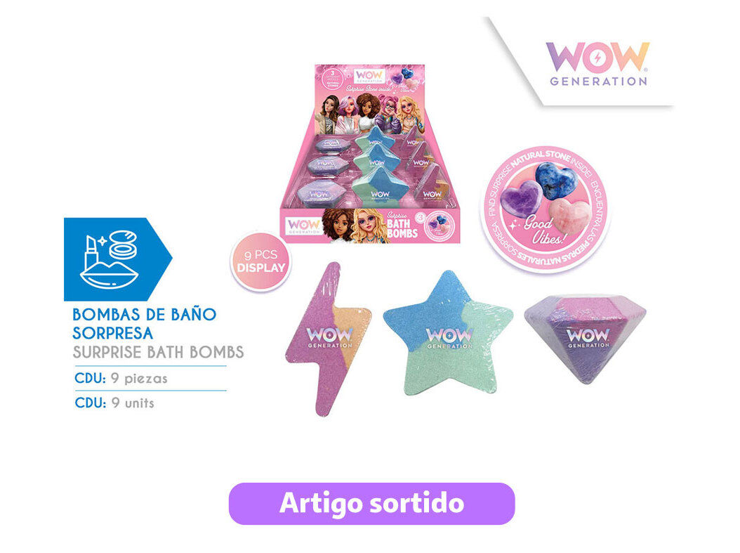 BOMBA DE BANHO WOW MODELOS SORTIDOS image number 0