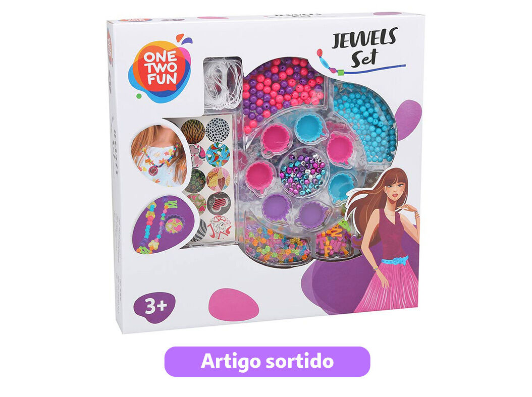 CONJUNTO PARA JOALHERIA ONE TWO FUN MODELOS SORTIDOS