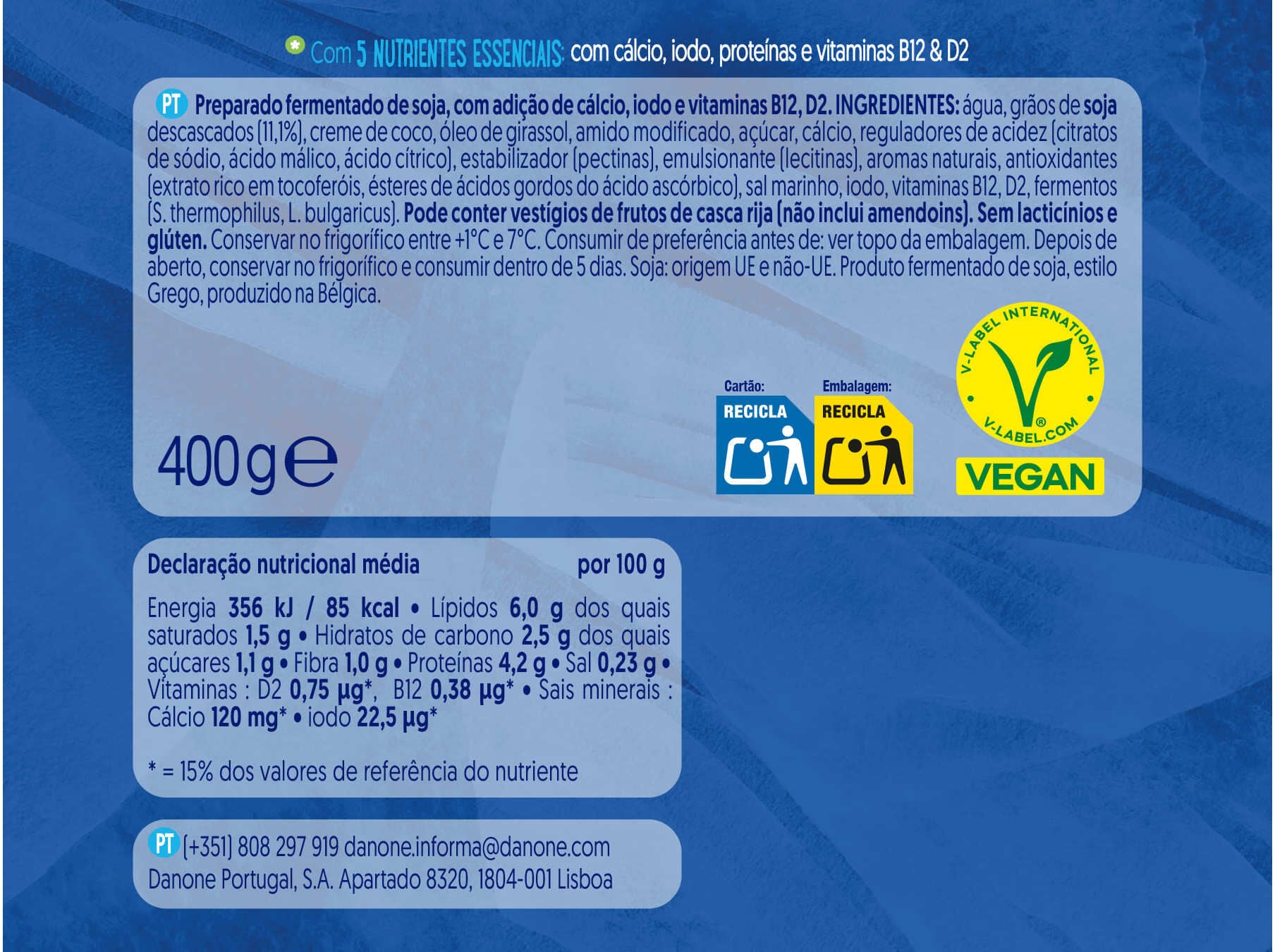 YOFU ALPRO GREGO NATURAL 400G image number 1