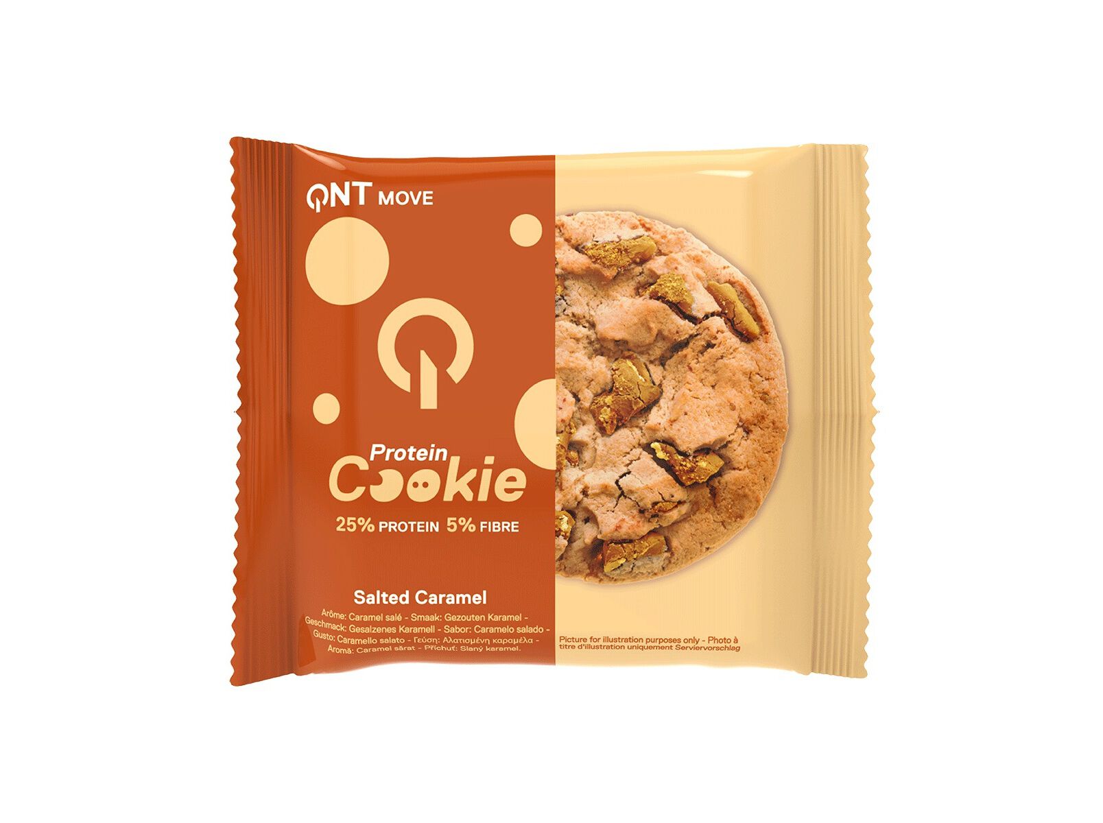 BOLACHA PROTEICA QNT CARAMEL 60G image number 0