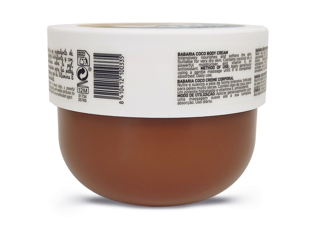 CREME CORPO BABARIA COCO 400ML image number 1