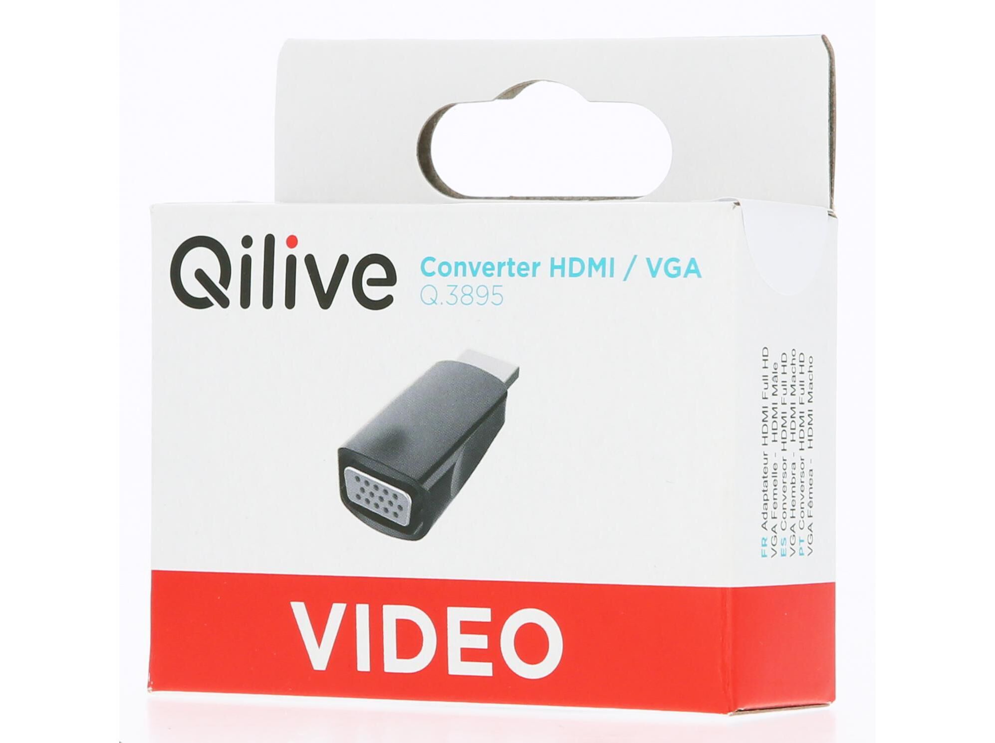 ADAPTADOR QILIVE G4218019 HDMI VGA image number 0