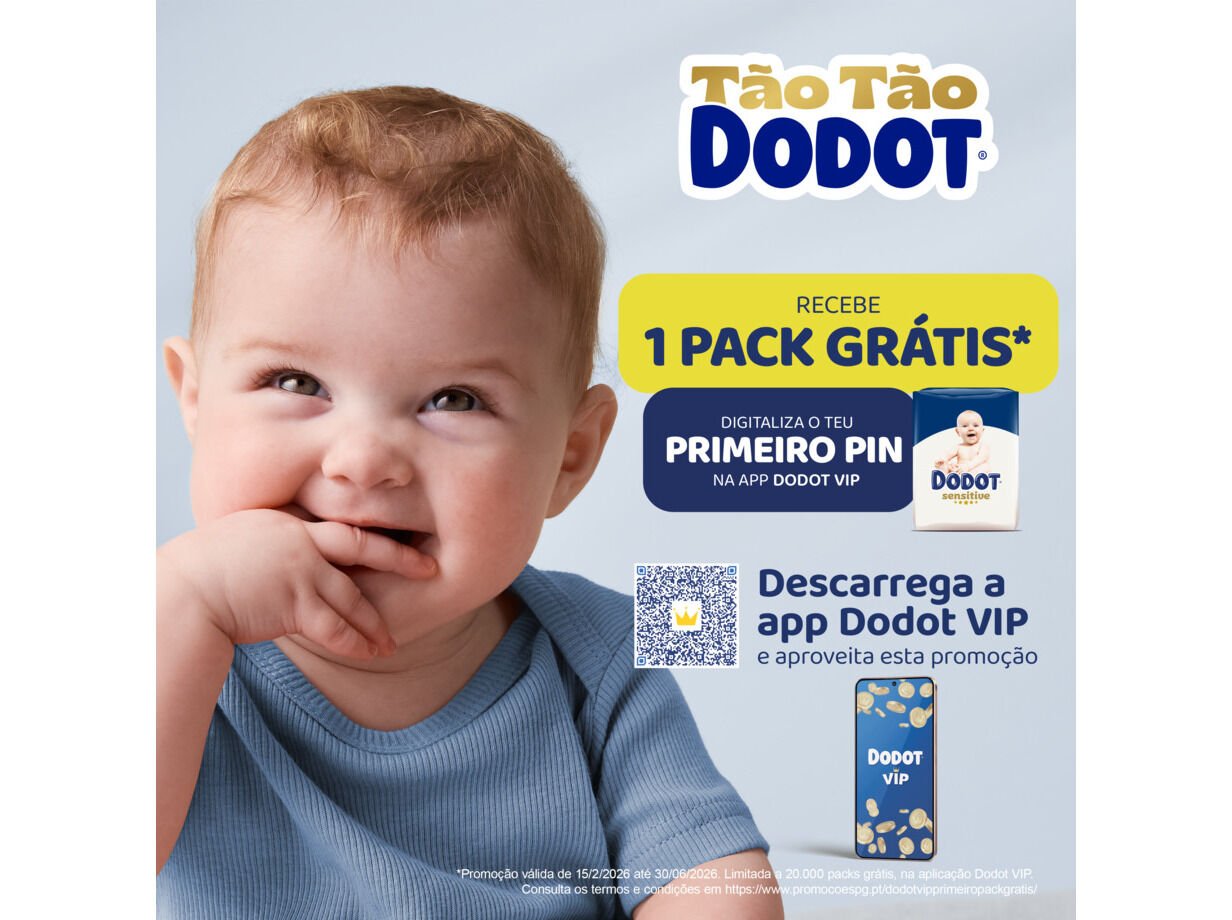 FRALDAS DODOT BEB&Eacute; SECO JUMBO T7 15+KG 60UN image number 1