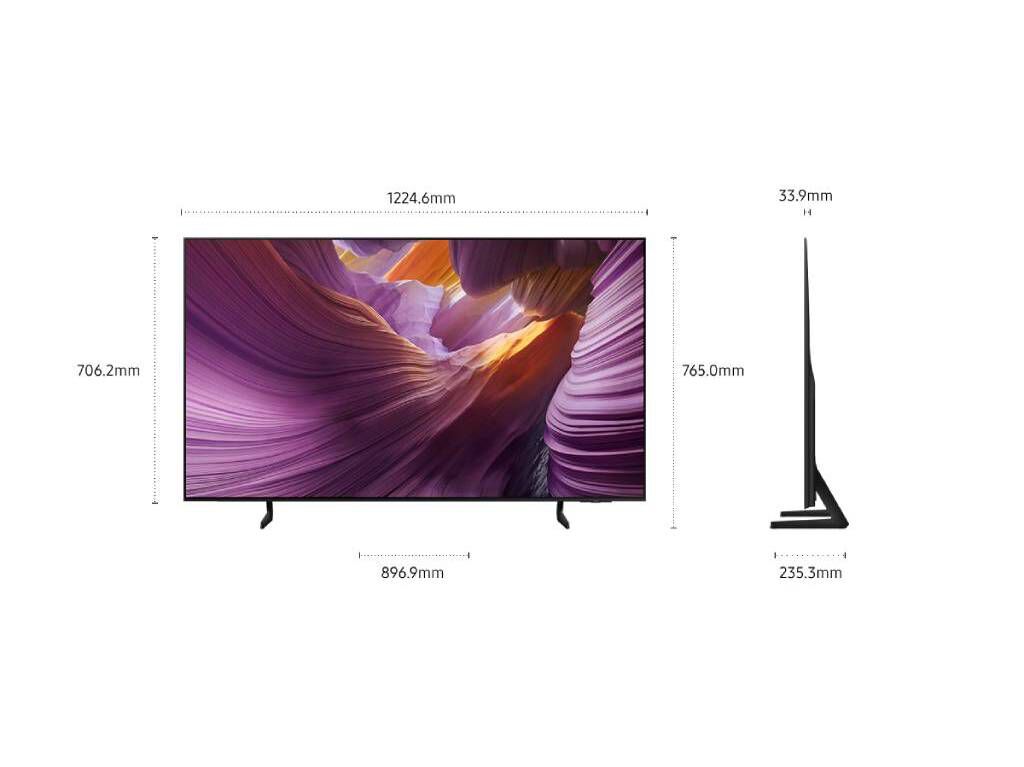 TV OLED SAMSUNG TQ55S85FAUXXC (55" 4K SMART TV AI 138CM) image number 8