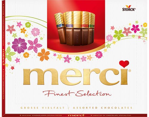 CHOCOLATE MERCI 8 VARIEDADES 250G image number 0