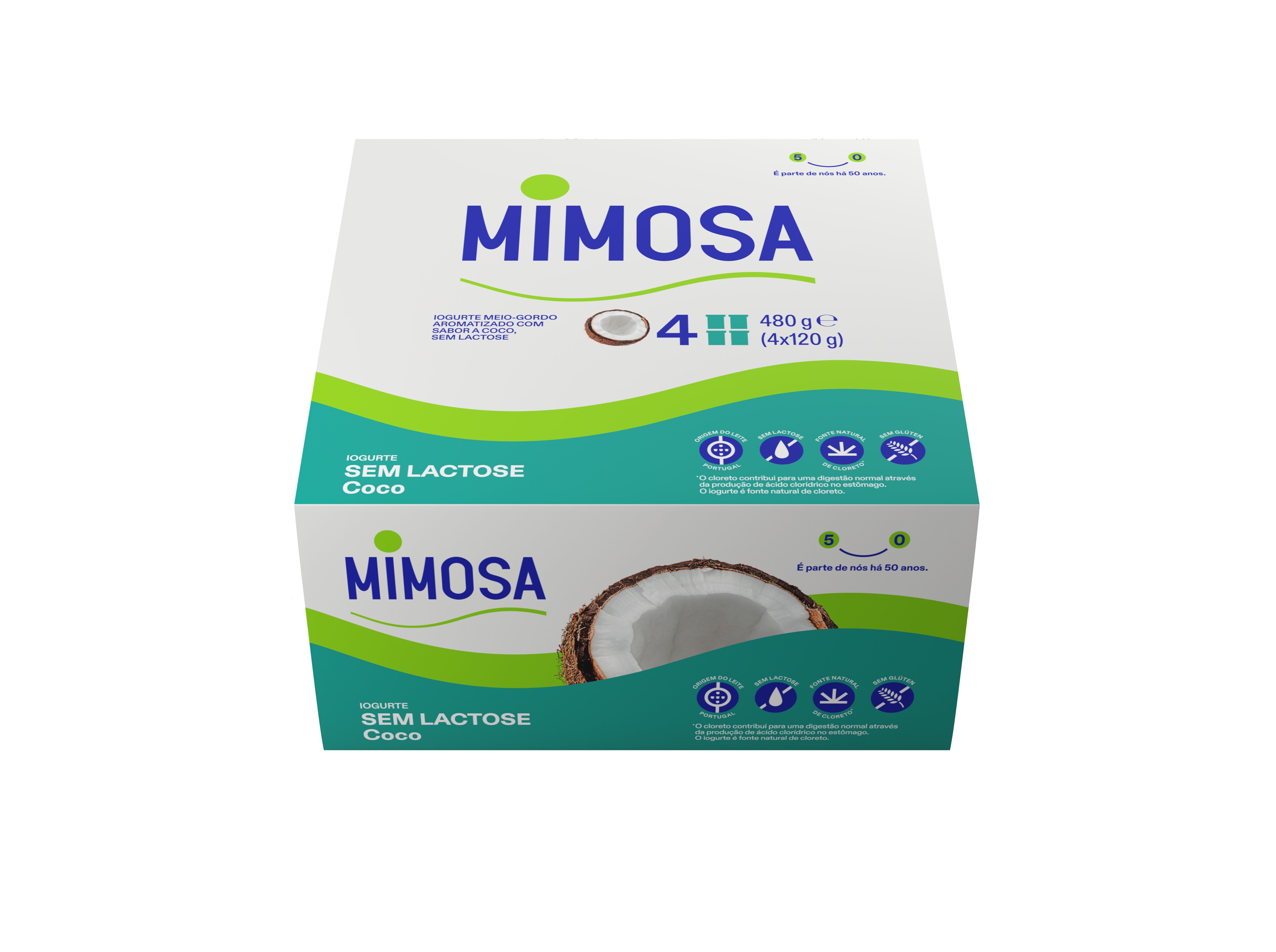 IOGURTE MIMOSA S/LACTOSE COCO 4X120G image number 1
