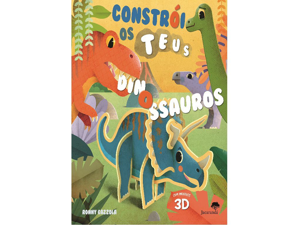 LIVRO CONSTR&Oacute;I TEUS DINOSSAUROS DE RONNY GAZZOLA image number 0
