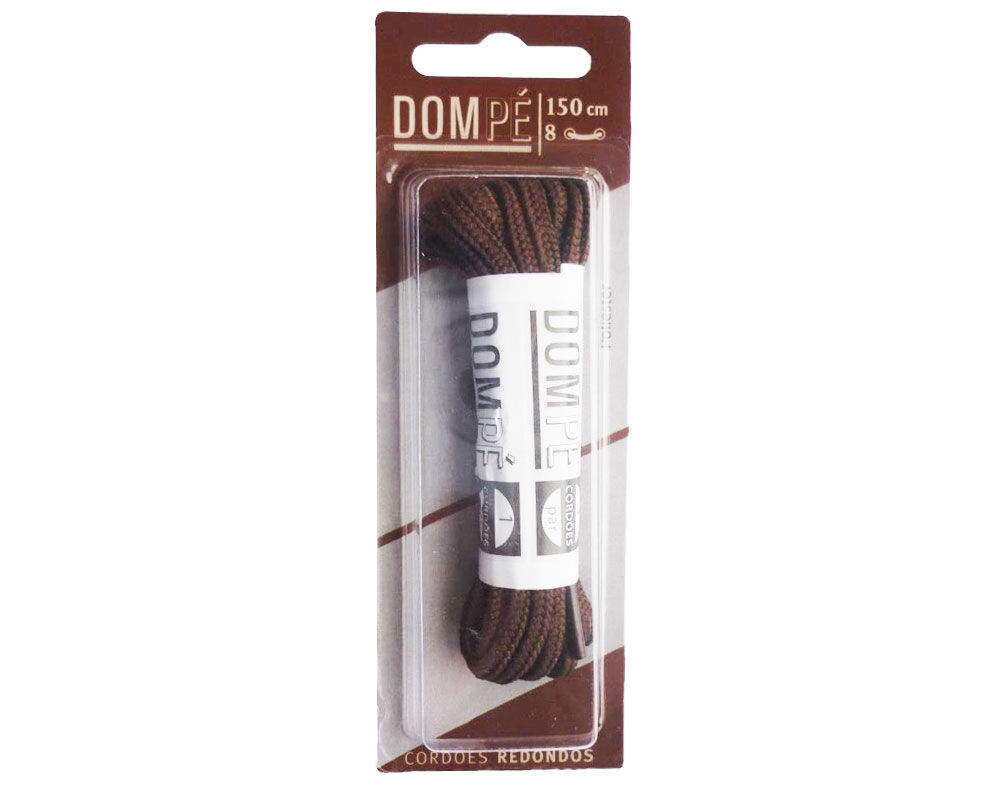 CORD&Atilde;O REDONDO DOM P&Eacute; CASTANHO 150CM