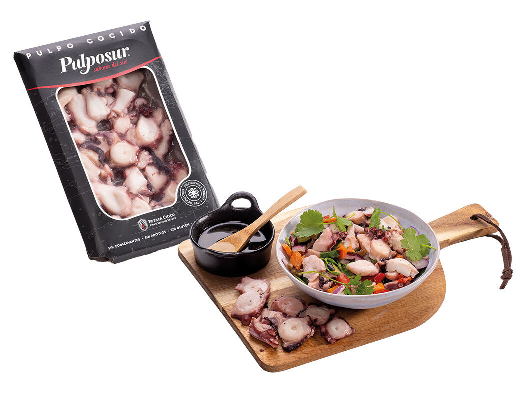 POLVO COZIDO PETACACHICO PEDA&Ccedil;OS 200G