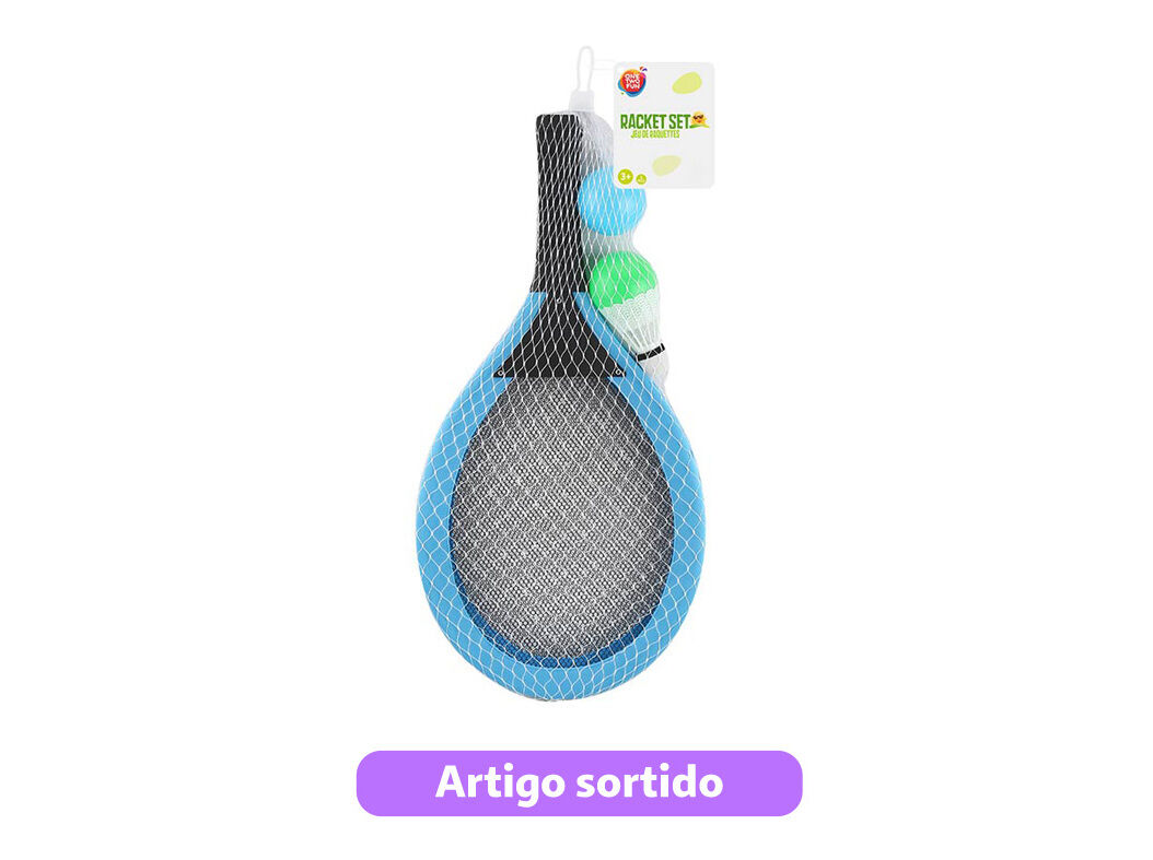 JOGO DE TENIS ONE TWO FUN CORES SORTIDAS image number 3