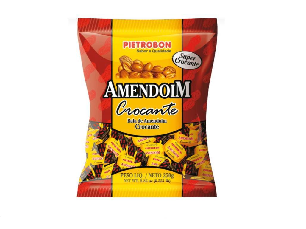 REBU&Ccedil;ADO PIETROBON AMENDOIM CROCANTE 250G image number 0
