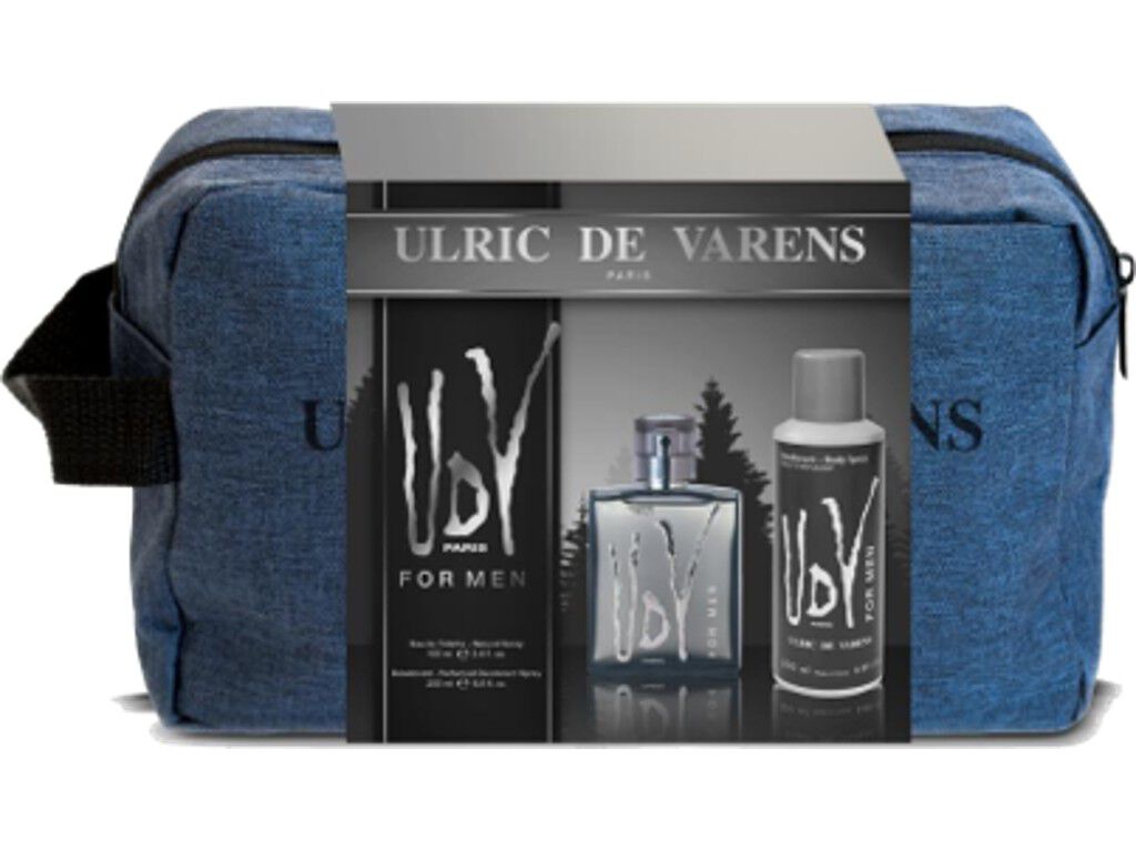 CONJUNTO BOLSA UDV FOR MEN 100ML + 200ML image number 1