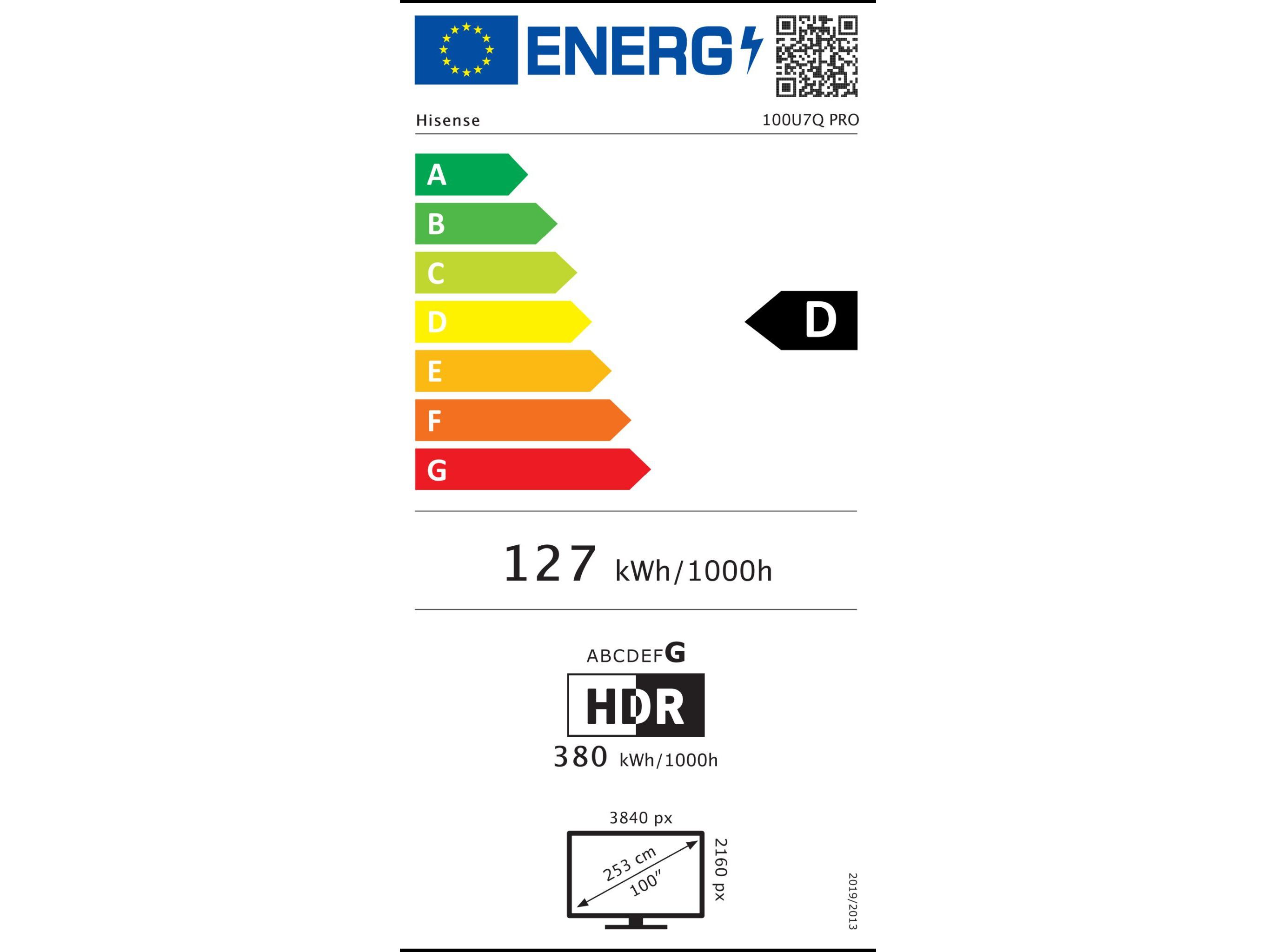 TV ULED MINI LED HISENSE 100U7Q PRO (100" 4K SMART 253CM) image number 9
