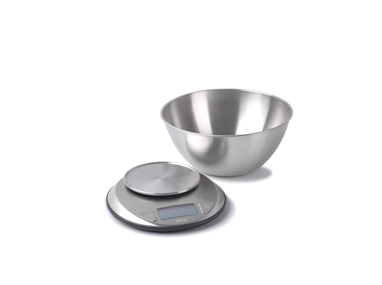 BALAN&Ccedil;A ELETR&Oacute;NICA QILIVE 600122572 INOX COM TA&Ccedil;A 5KG image number 2