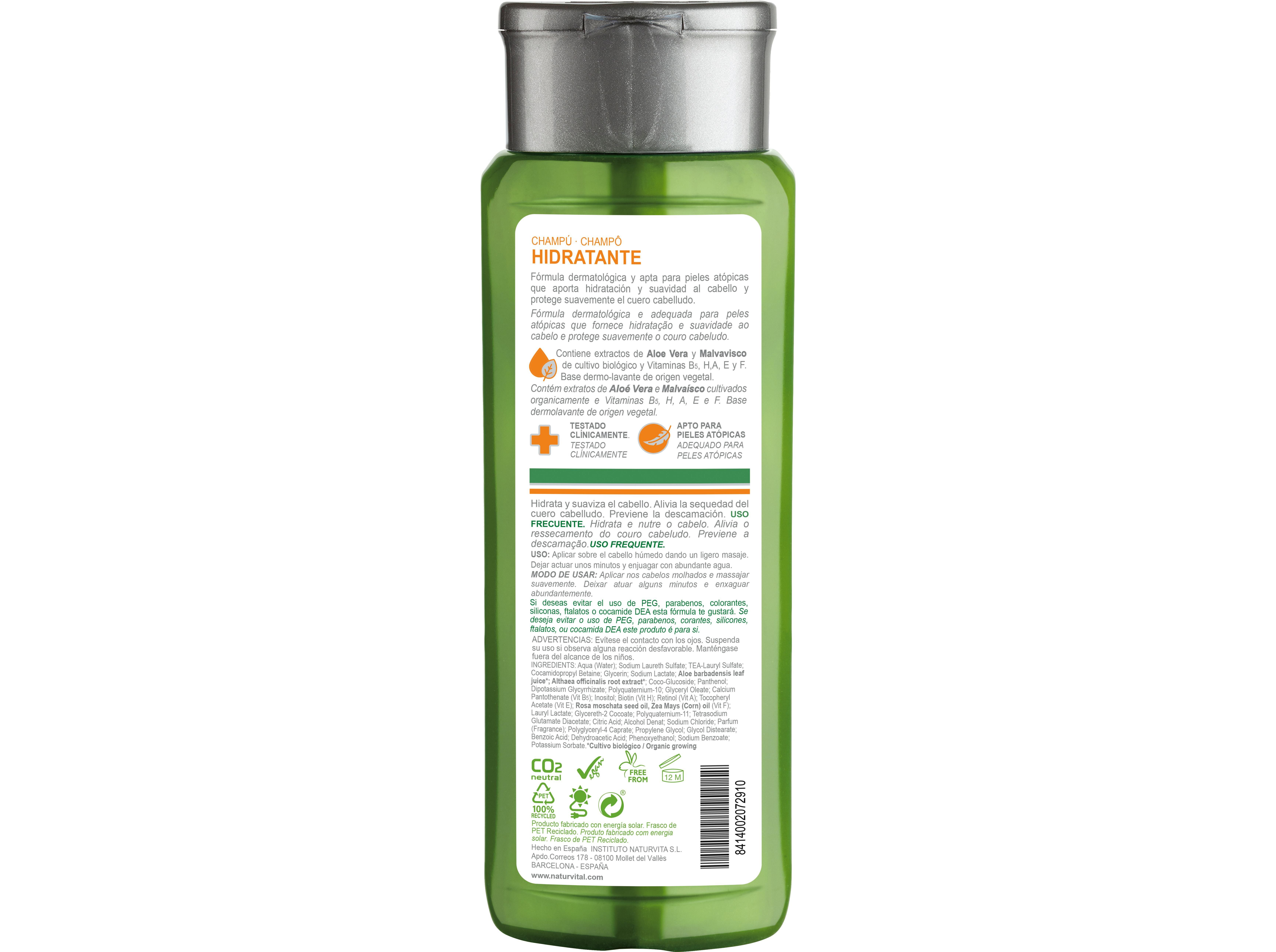 Champ&ocirc; Sensitive Hidratante Natur&nbsp;Vital 300ml image number 1