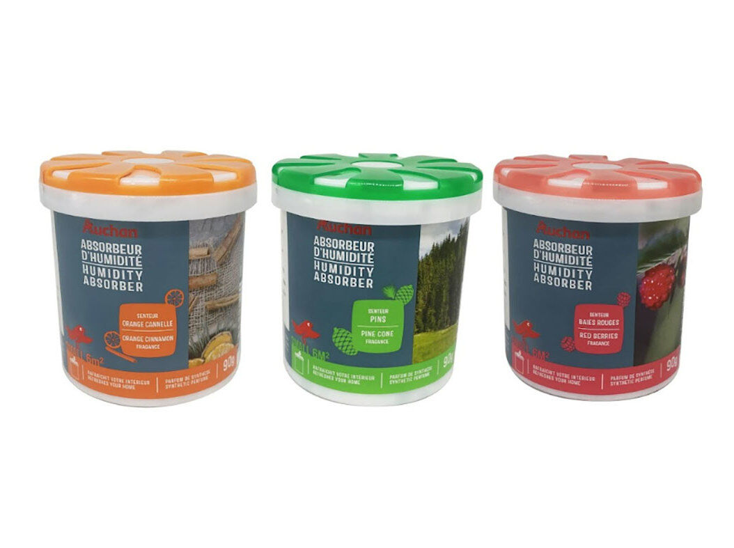 DESUMIDIFICADORES AUCHAN NATAL CONJUNTO DE 3 UNIDADES 90G
