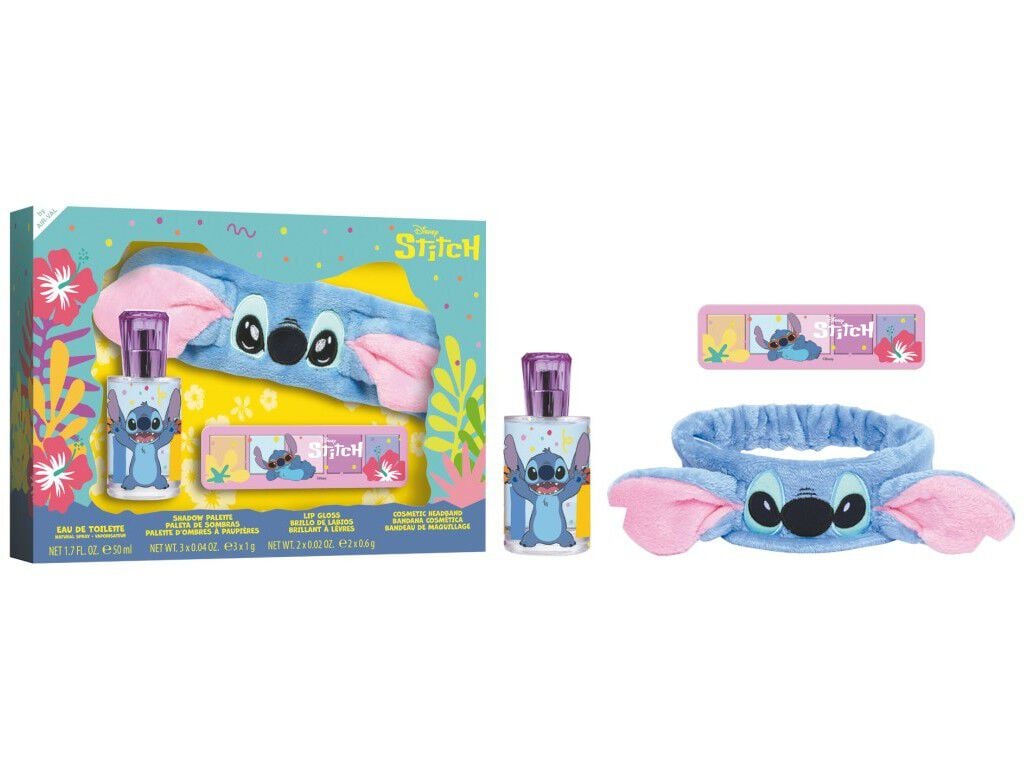 CONJUNTO STITCH EDT+HEAD BAND+SOMBRA image number 1