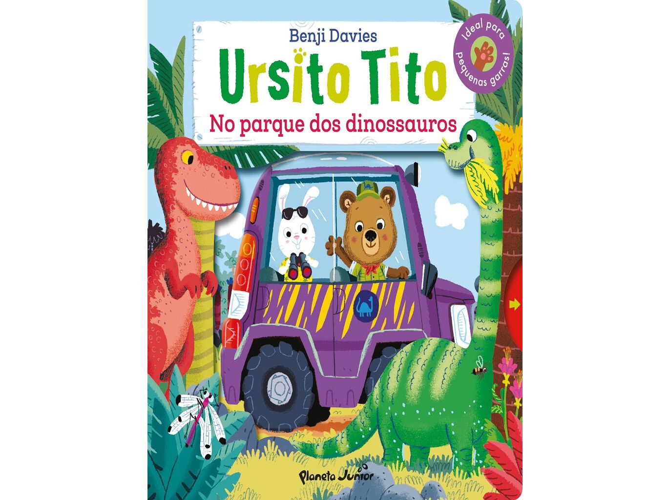 LIVRO URSITO TITO - NO PARQUE DOS DINOSSAUROS DE BENJI DAVIES image number 0