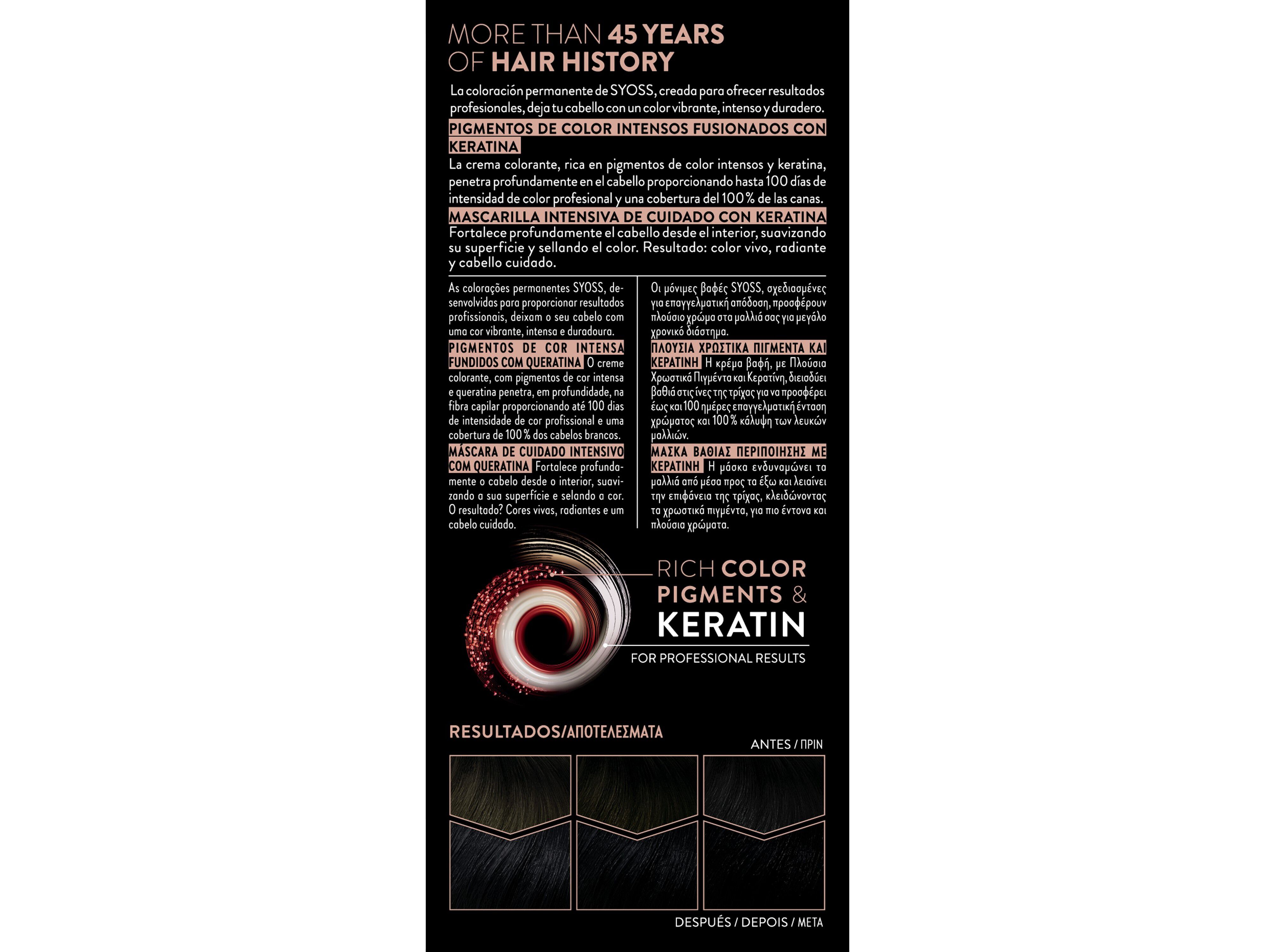 COLORA&Ccedil;AO SYOSS 1-1 PRETO image number 1